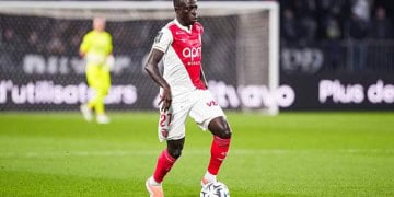 Krepin DIATTA of Monaco during the Ligue 1 McDonald's match between Angers and Monaco at Stade Raymond Kopa on October 18, 2025 in Angers, France. (Photo by Dave Winter/FEP/Icon Sport via Getty Images)