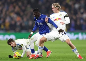 Premier League : Everton s'en sort avec le nul face à Leeds United, Idrissa Gueye passeur décisif - wiwsport