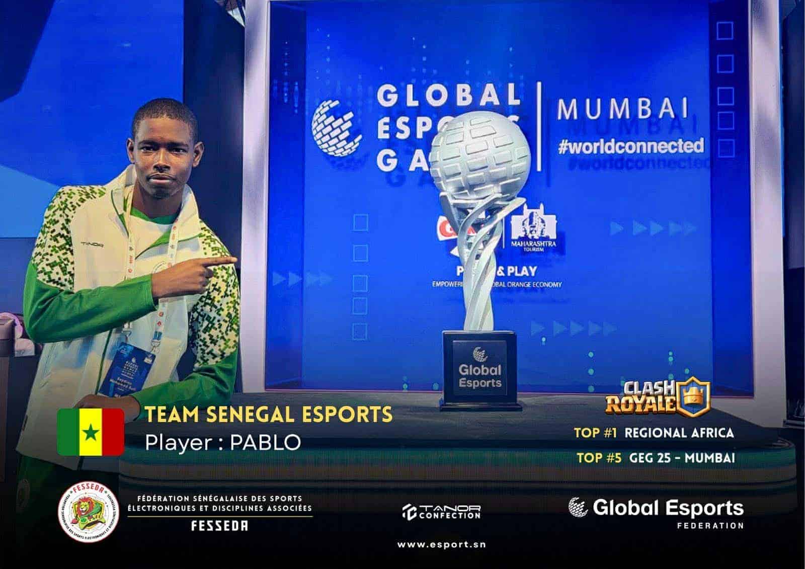 Esport – FESSEDA (MUMBAI WORLD FINALS 2026) : Mohamed Sall alias Pablo hisse le Sénégal à la 1ère place africaine et à la 5e mondiale - wiwsport
