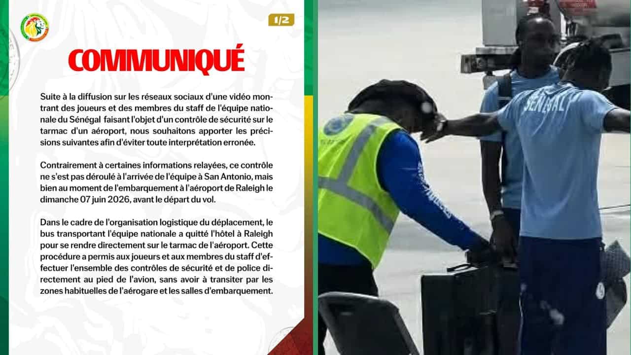 Contrôle des Lions : la FSF réagit à une nouvelle polémique en pleine Coupe du monde ! - wiwsport