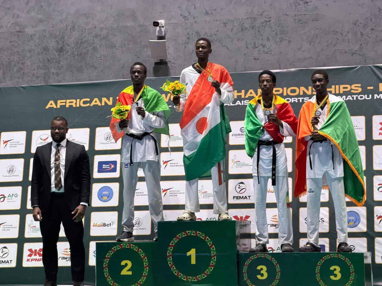 Championnats d’Afrique de Taekwondo 2026 : Mouhamadou Fadillou Mbacké Gueye décroche la médaille d’argent - wiwsport