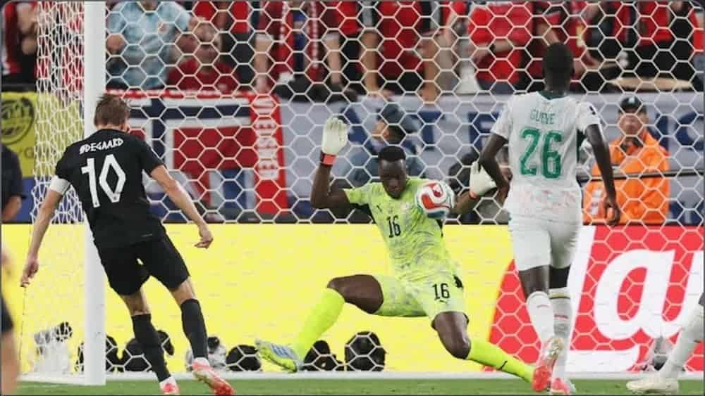 Mondial 2026 : Le Sénégal mené à la pause (1-0) malgré un énorme Édouard Mendy - wiwsport