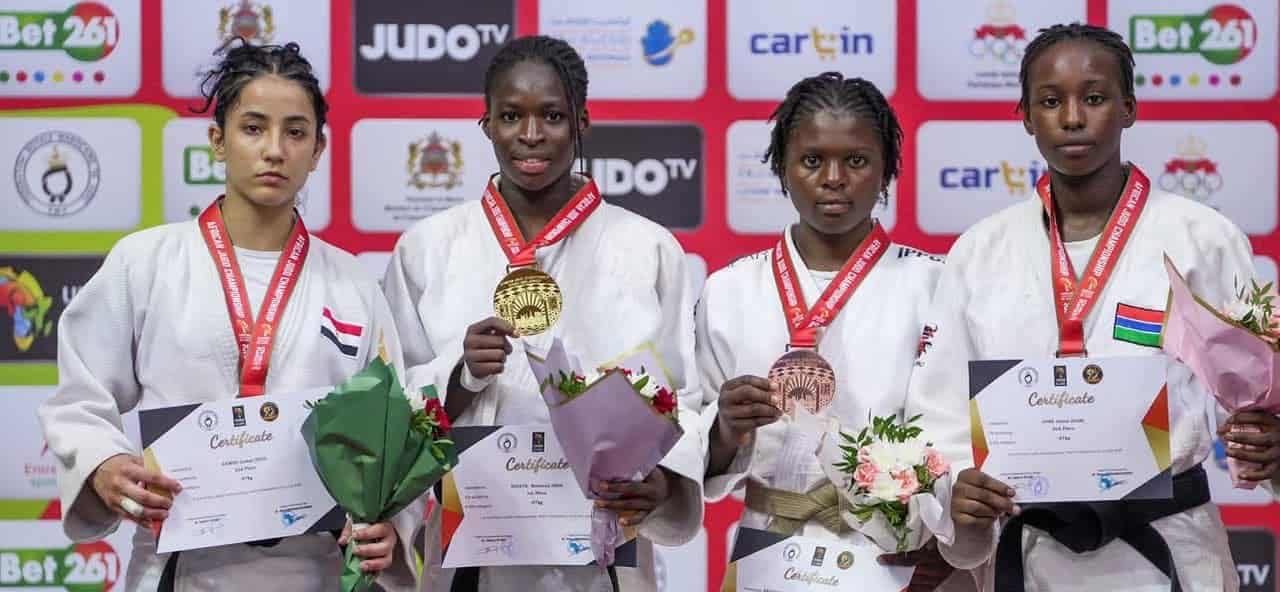 Championnats d’Afrique de Judo : Rokhaya Ndiaye sacrée championne , Aïcha Diop en argent - wiwsport
