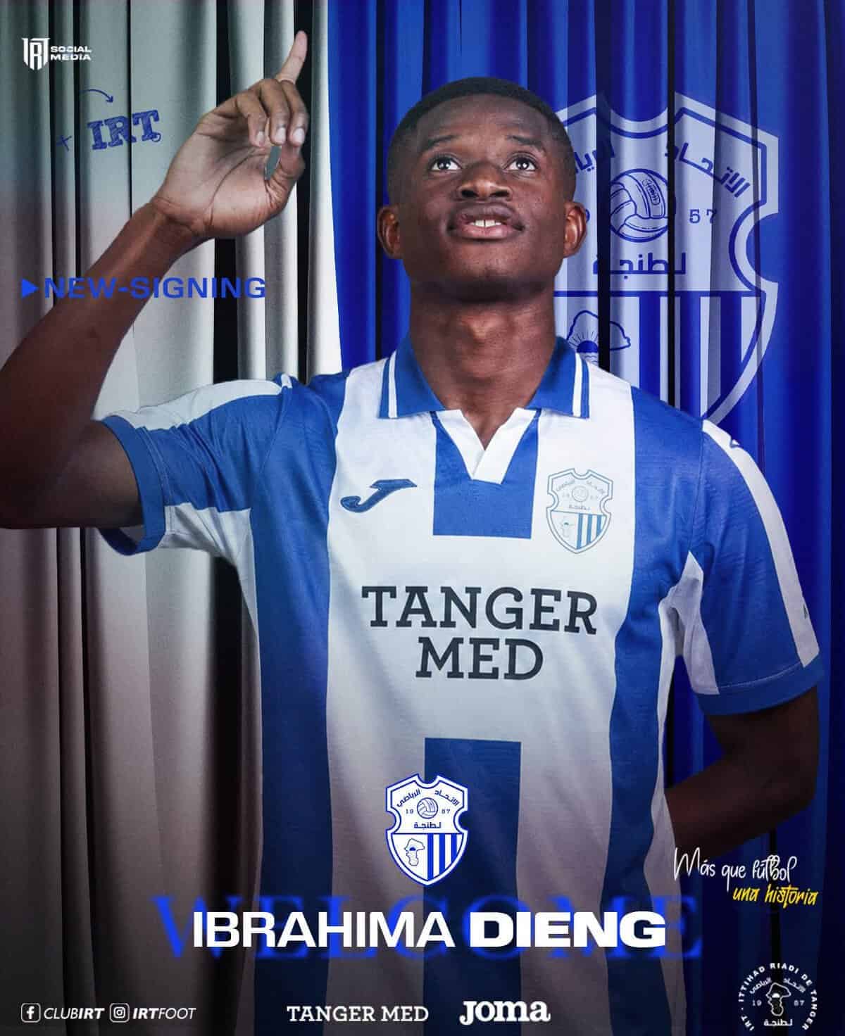 Mercato : Ibrahima Dieng « Pauleta » rejoint l’IR Tanger au Maroc - wiwsport