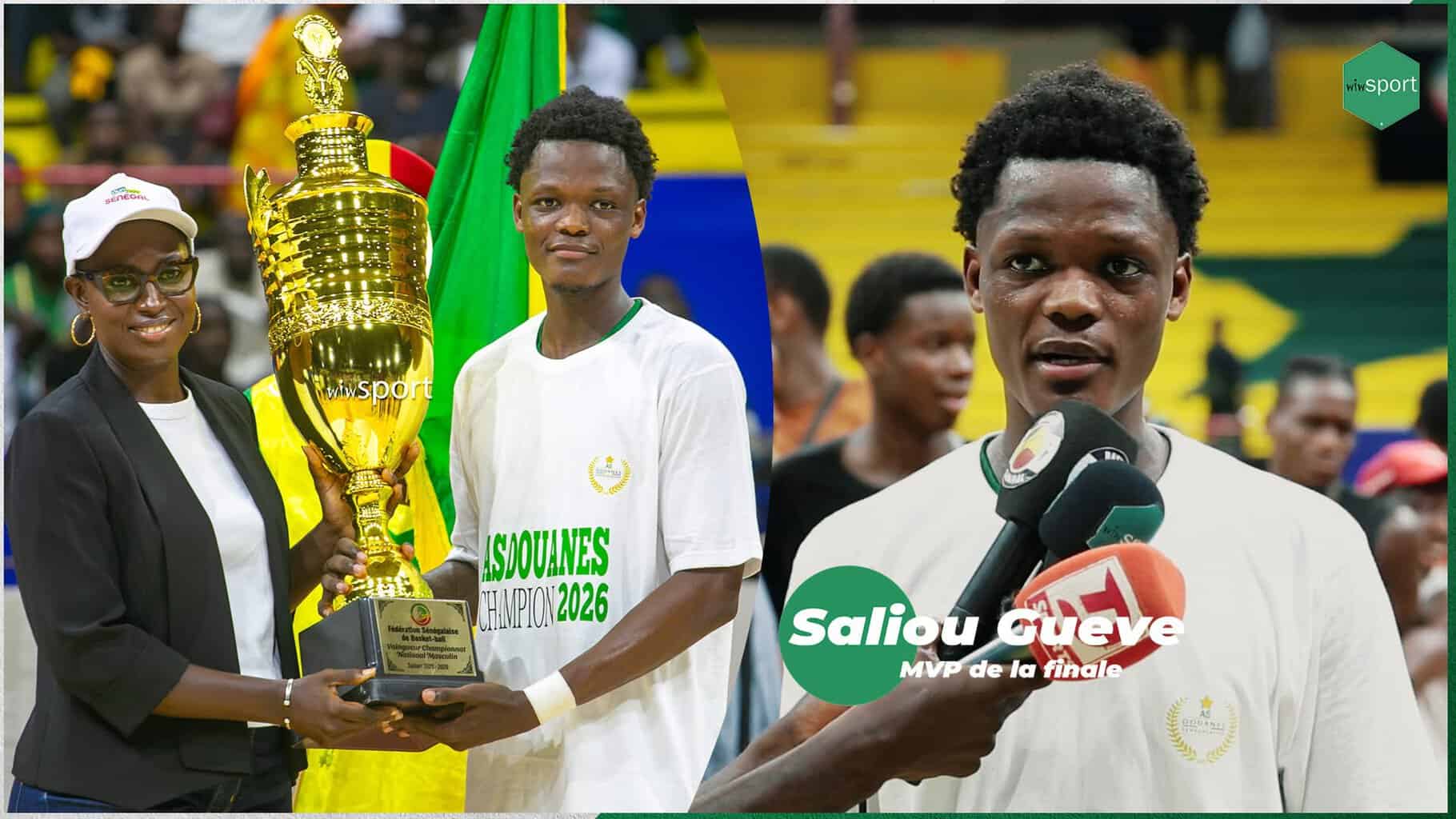 Finale NM1 : « Cette distinction de MVP revient à toute l’équipe, c’est un travail collectif », Saliou Gueye, MVP de la finale - wiwsport