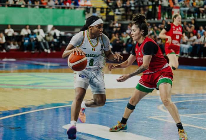 Senegal v Mexico: Group B - FIBA Women's Olympic Pre-qualifying Tournament 2026
GUADALAJARA, MEXICO - AUGUST 20: Cierra Dillard of Senegal drives to the basket while being challenged by a Player of Mexico during the FIBA Women's Olympic Prequalifying Tournament 2026 Group B game between Senegal and Mexico at Arena Astros on August 20, 2026 in Guadalajara, Mexico. (Photo by Esteban Andres Alvarez Arteaga/FIBA via Getty Images)