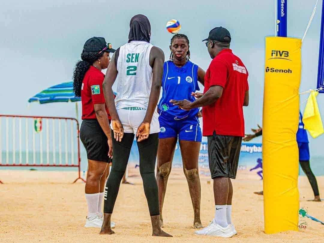 CAN Beach-Volley U18 (F) : La doublette Diop/Amina domine la Gambie et s'offre une place en demi-finale - wiwsport