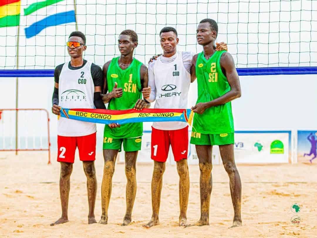 CAN Beach-Volley U18 (H) : Le Sénégal B tombe devant la RD Congo pour son dernier match (2-0) - wiwsport