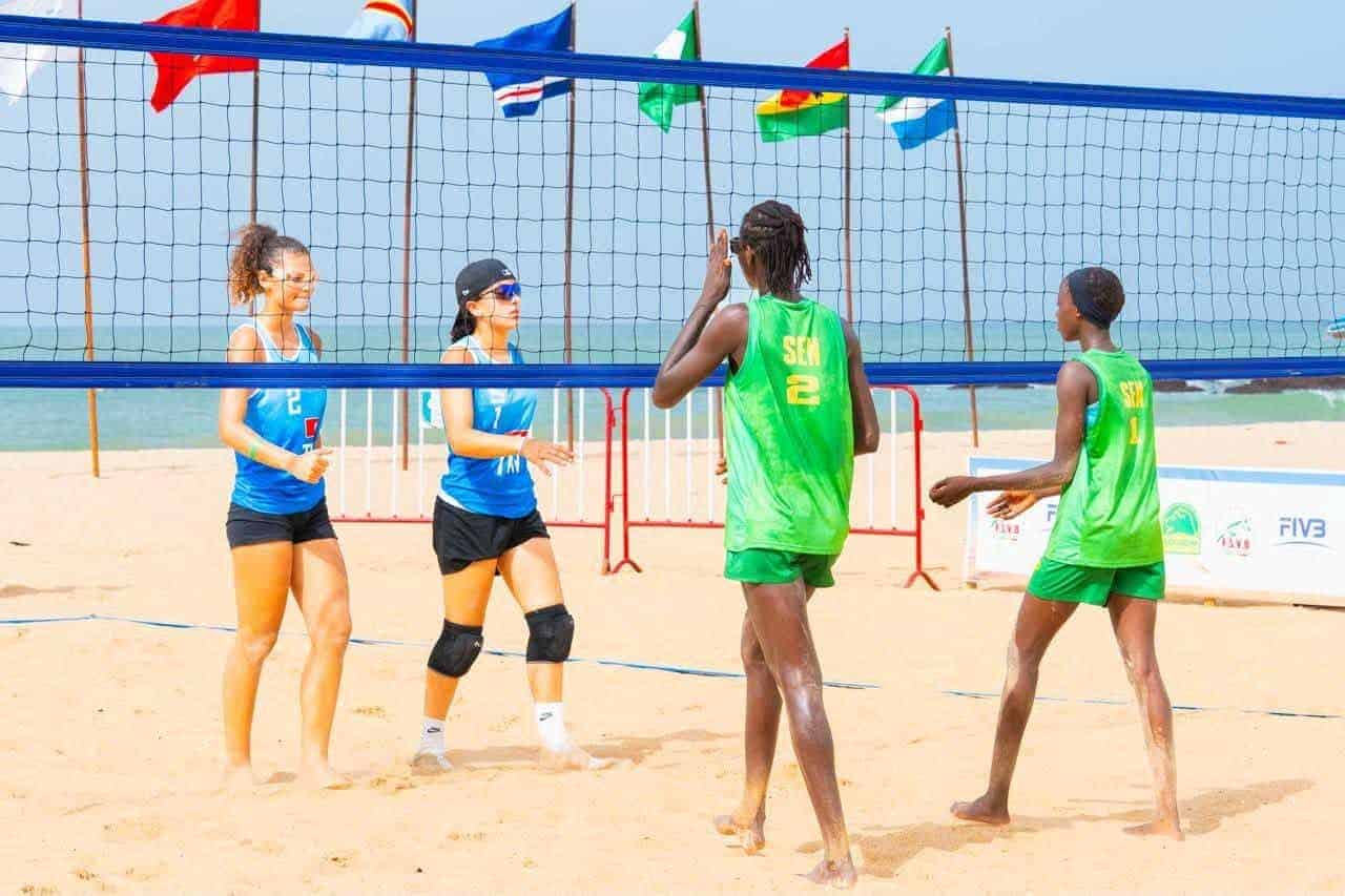 CAN Beach-Volley U18 (F) : Victorieuse de la Tunisie (2-0), la paire Thiam/Segnane passe en demi-finales - wiwsport