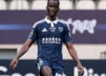 PARIS, FRANCE - MARCH 1: Moustapha Mbow of Paris FC during the Ligue 1 McDonald's football match between Paris FC (PFC) and OGC Nice (OGCN) at Stade Jean Bouin on March 1, 2026 in Paris, France. (Photo by Jean Catuffe/Getty Images)