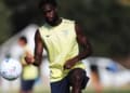 ROME, ITALY - JULY 29: Boulaye Dia in action during the SS Lazio training session at Formello sport centre on July 29, 2026 in Rome, Italy.  (Photo by Paolo Bruno/Getty Images)
