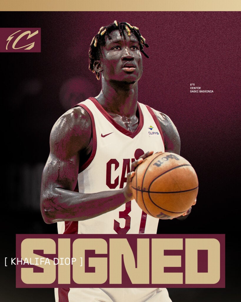 Drafté en 2022, Khalifa Diop rejoint Cleveland et va enfin découvrir la NBA ! - wiwsport