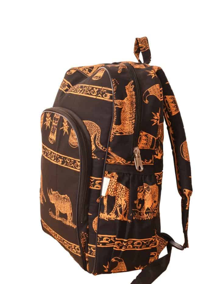 African Animal Print Backpack