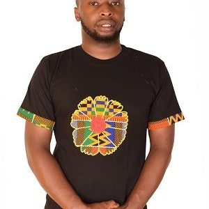 Black Petal African T-Shirts