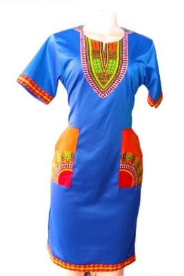 Blue-Dashiki-Dress-267x400 How to Dress Up Your Pear/ Triangle Body Shape