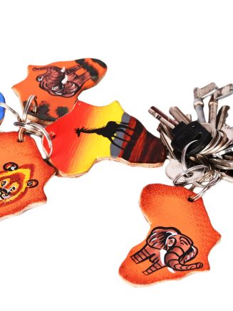 Africa-Shaped Keyholders