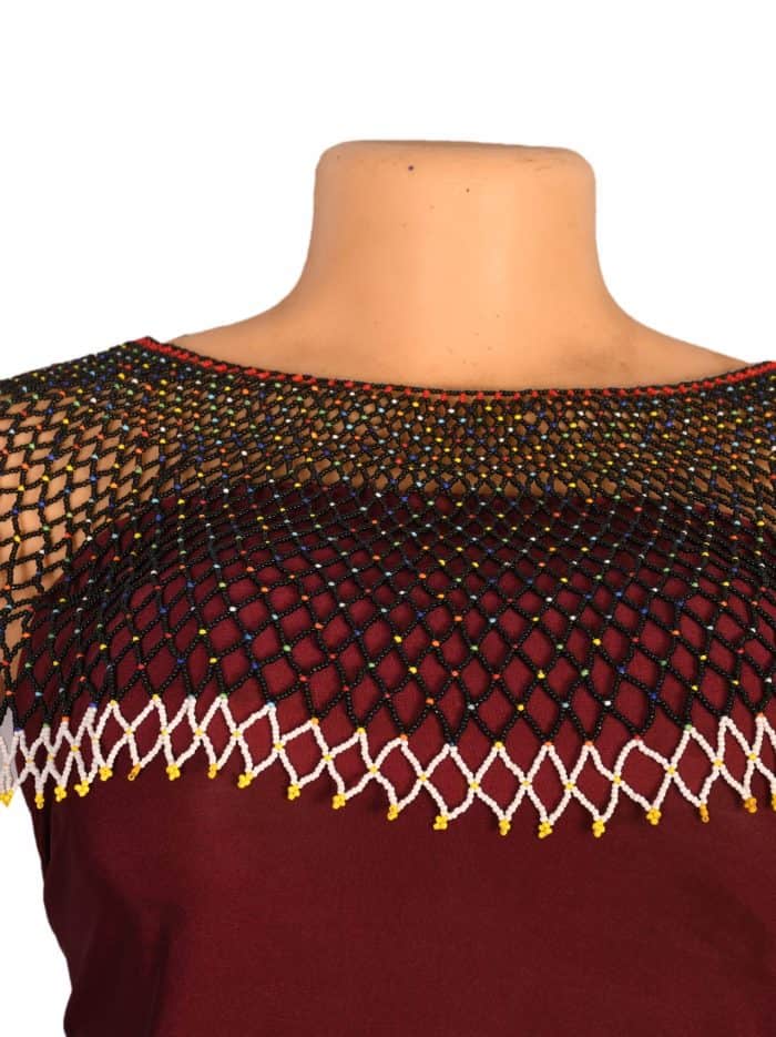 fine beades dress necklace