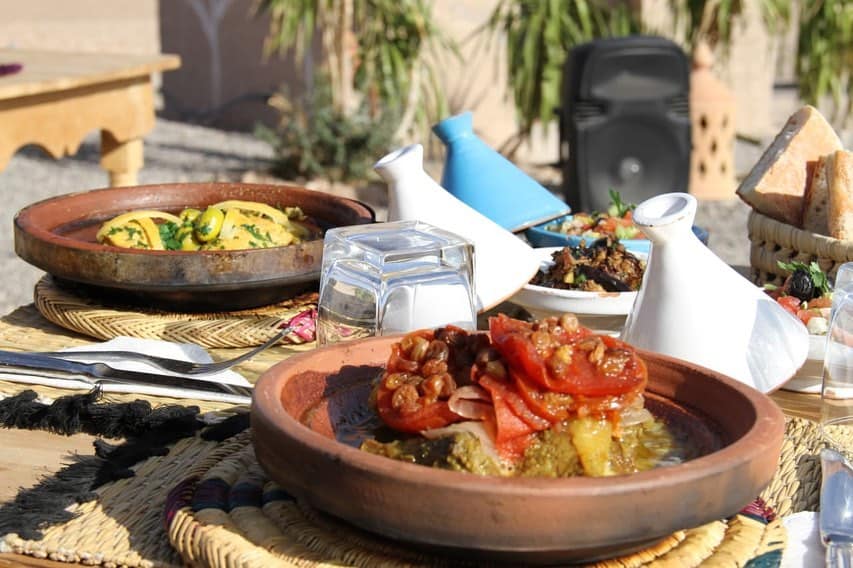 soiree agafay repas typique