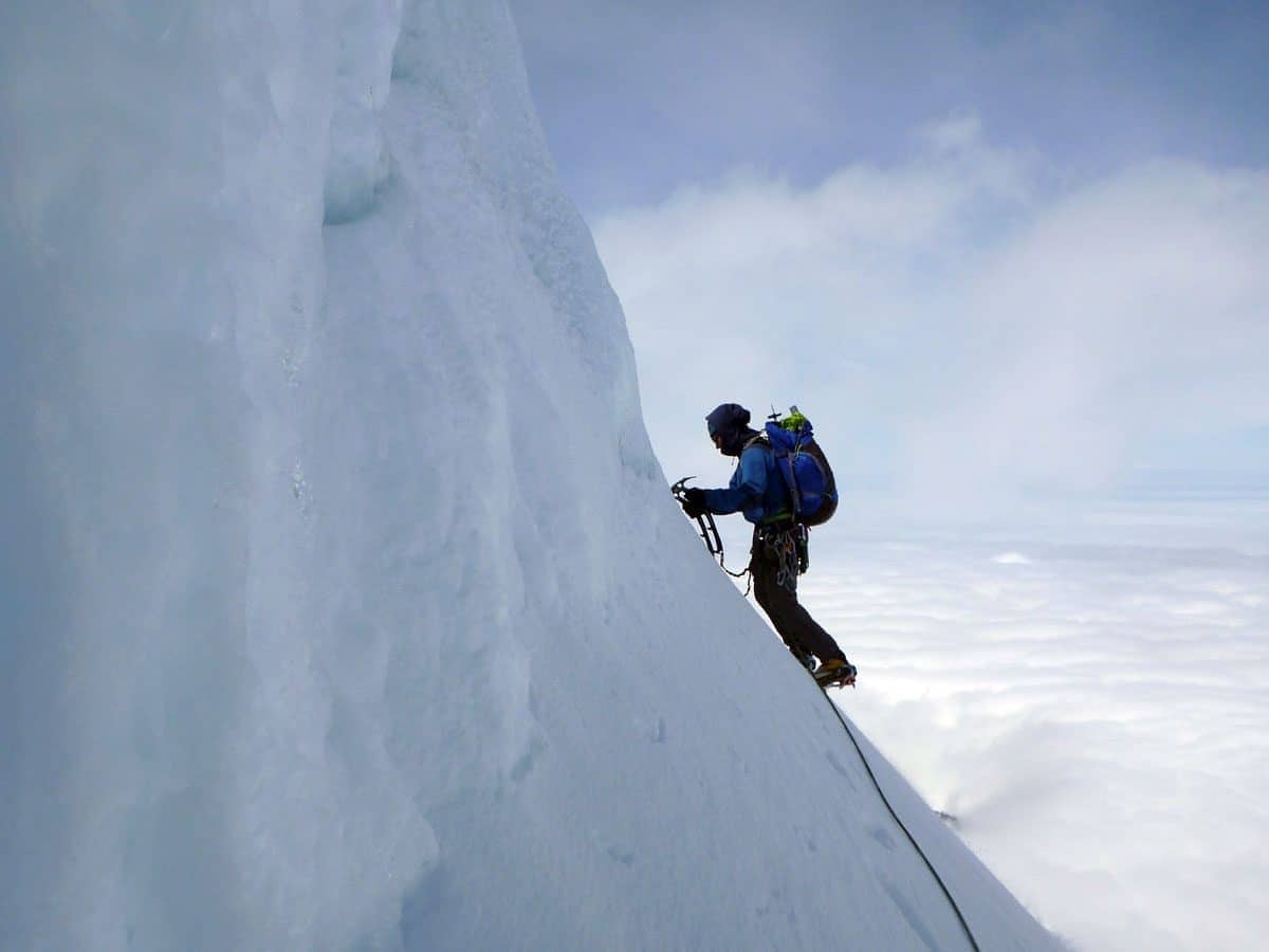 crampons vertical ice