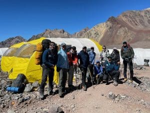 aconcagua: team cupcake pony continues their progress