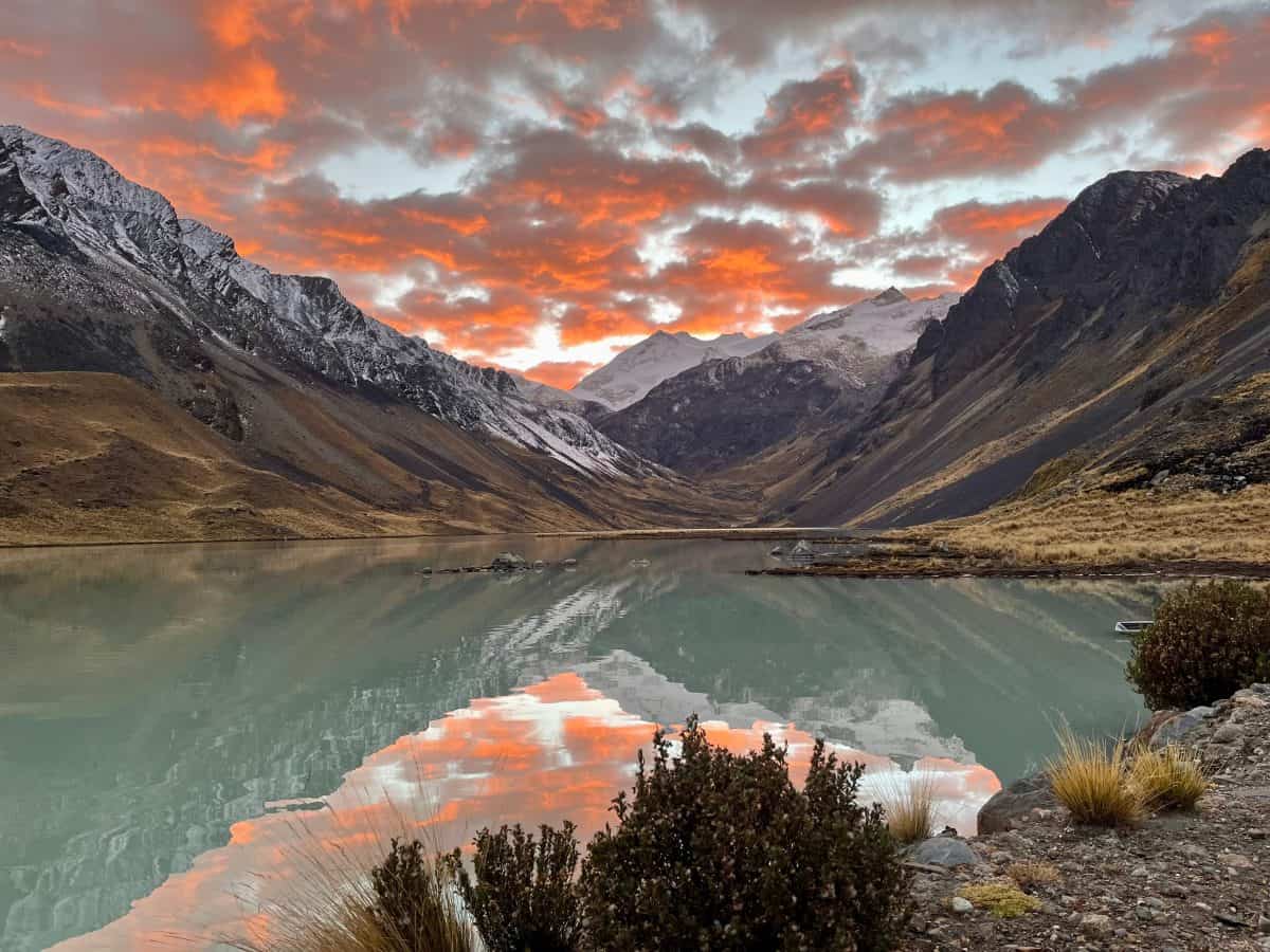 photos from the cordillera real trek