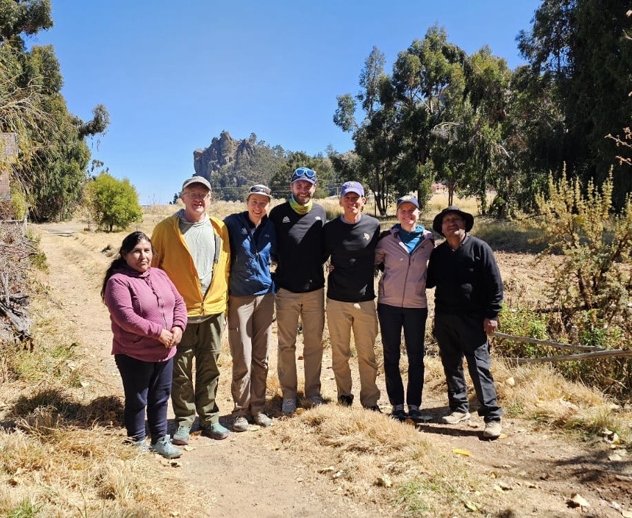 bolivia trek team heads to the mountains