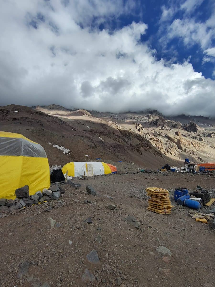 rest day at base camp for team wolverine