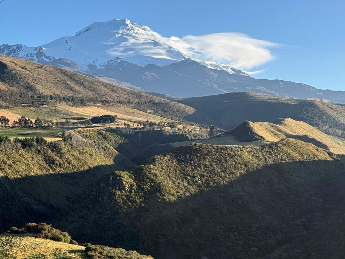 team reviews skills on cayambe
