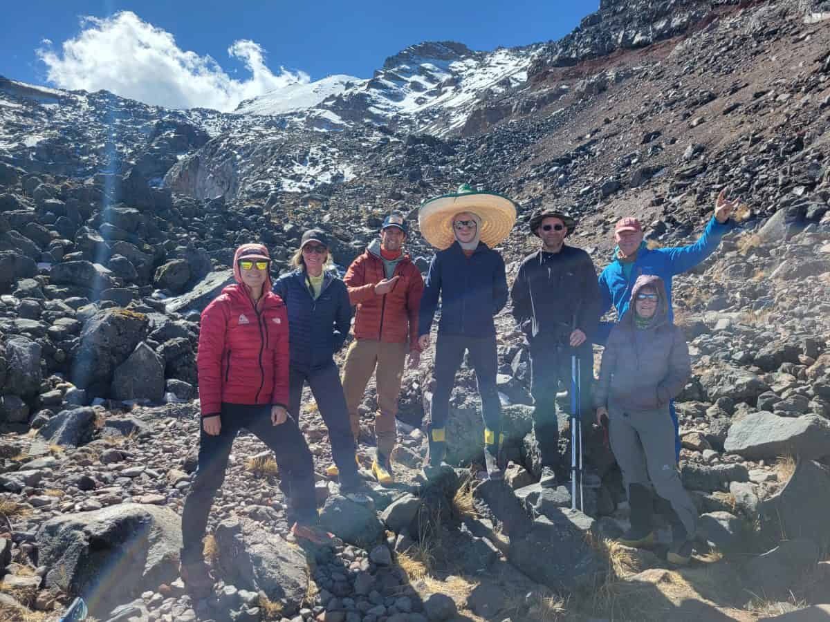 team molé mountaineers acclimatizes at basecamp