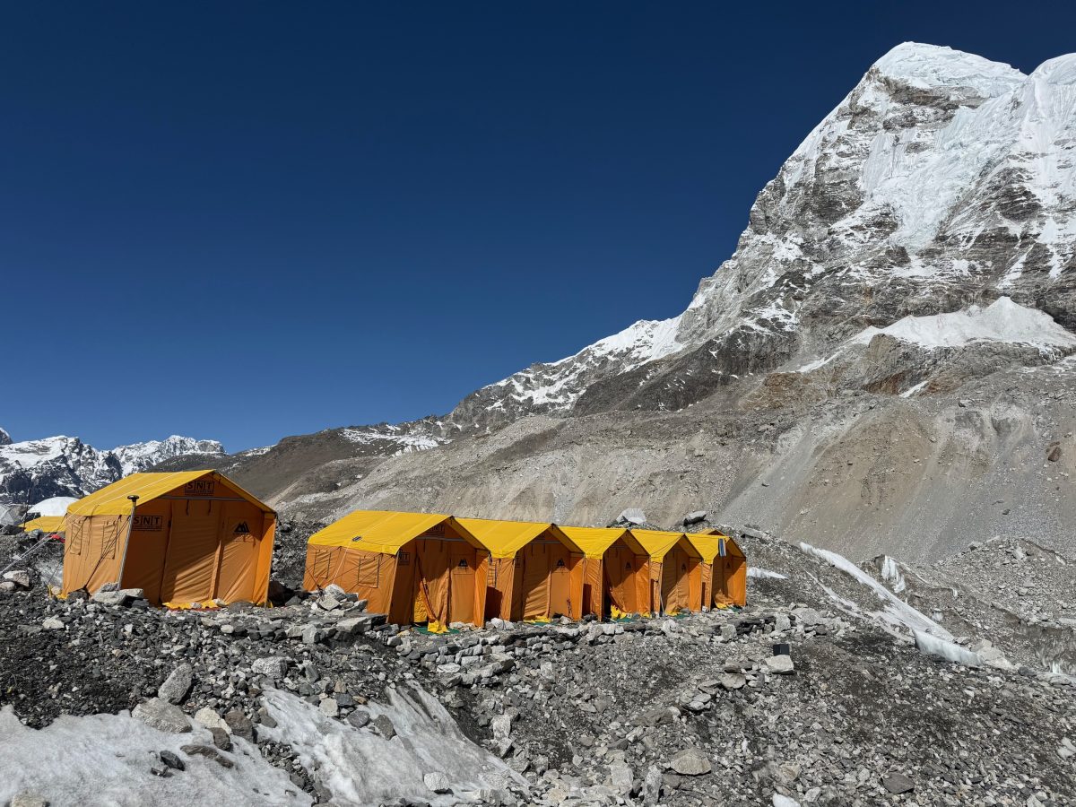 everest team hits basecamp!