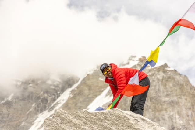 puja ceremony at basecamp