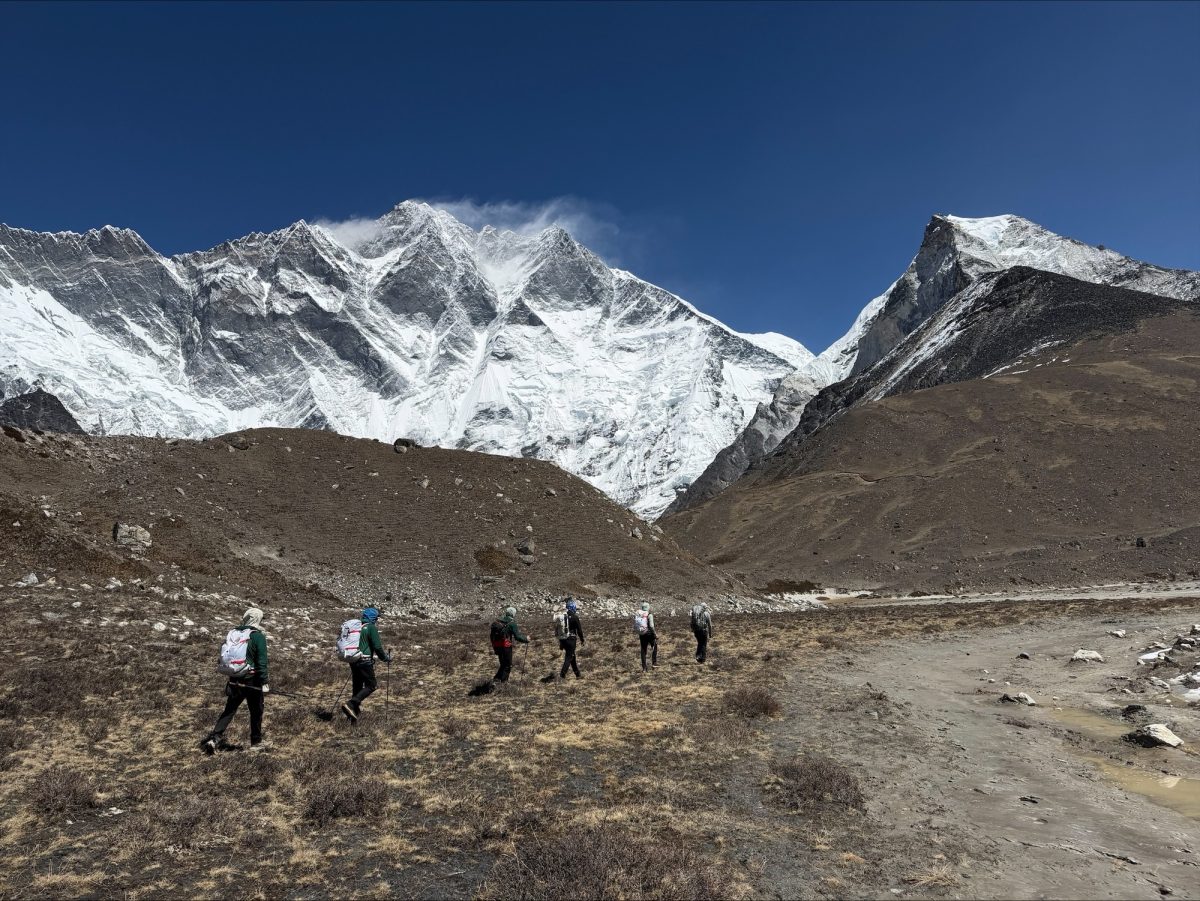 speed ascent team hits island peak base camp