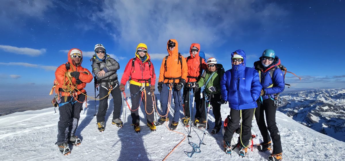 the blockade runners summit huayna potosi!