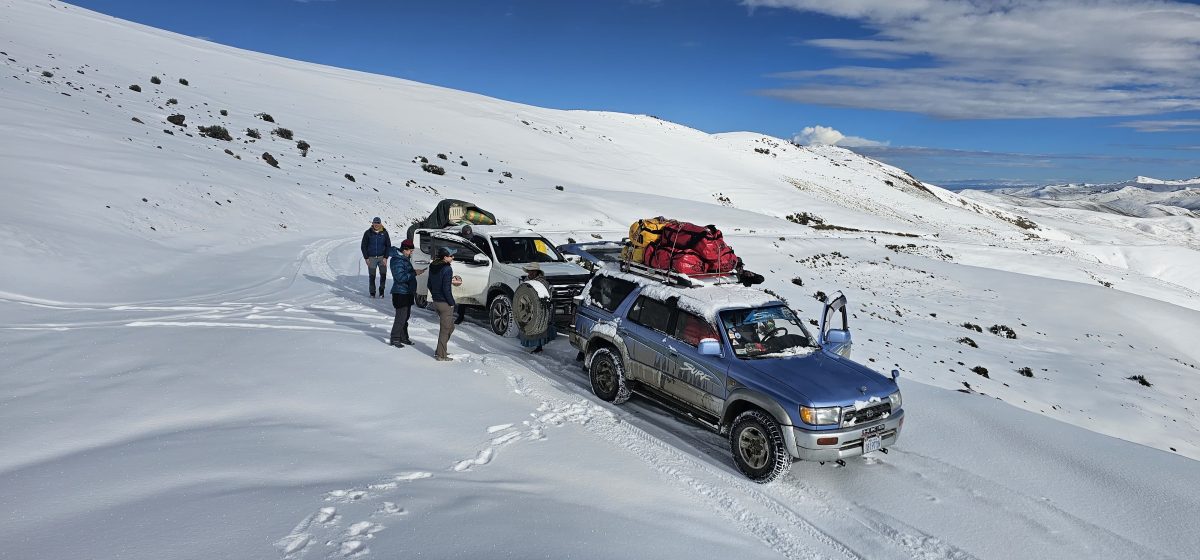 the blockade runners move to huayna potosi base camp