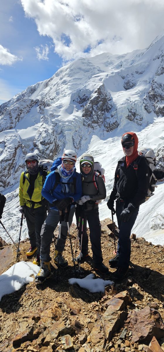 the blockade runners hike to illimani high camp