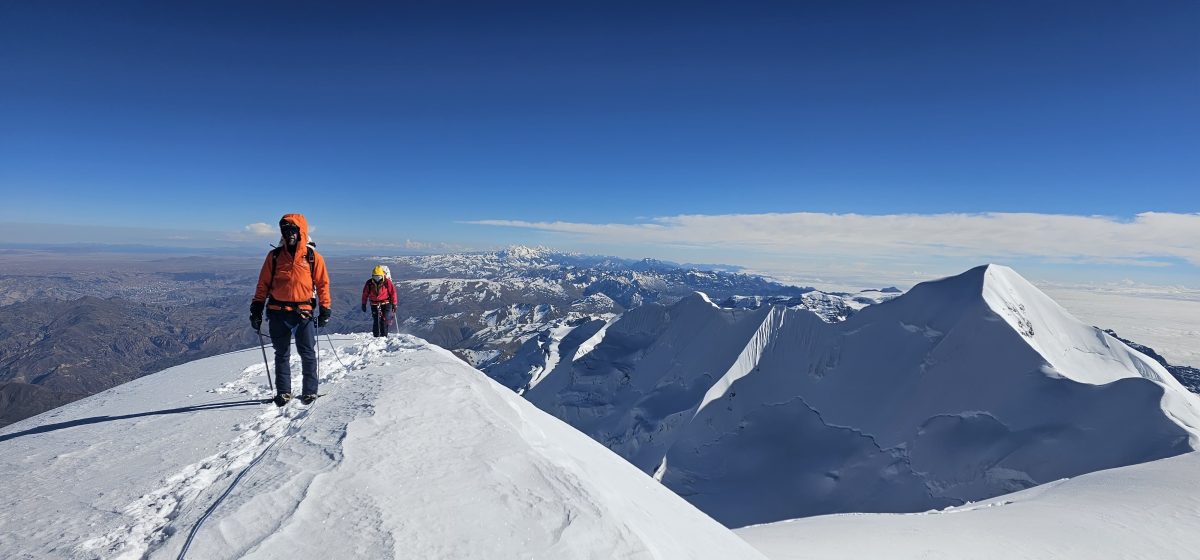 the blockade runners summit illimani!