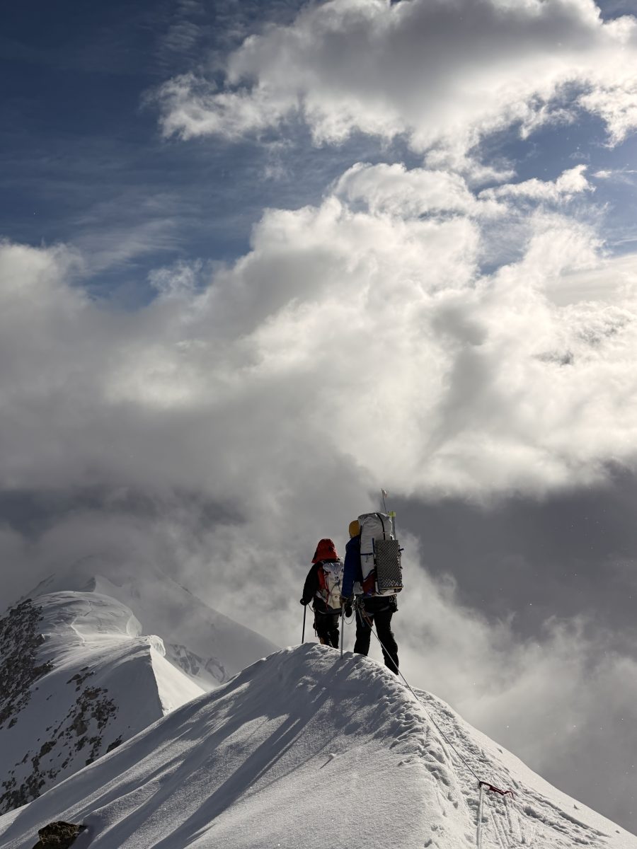 peraponken peak patrol caches gear at for high camp