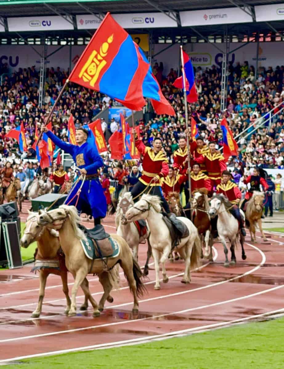 the opening ceremony in ulaan baatar