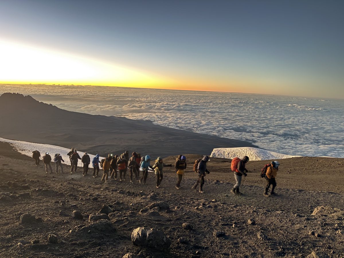 team hazah! summits kilimanjaro