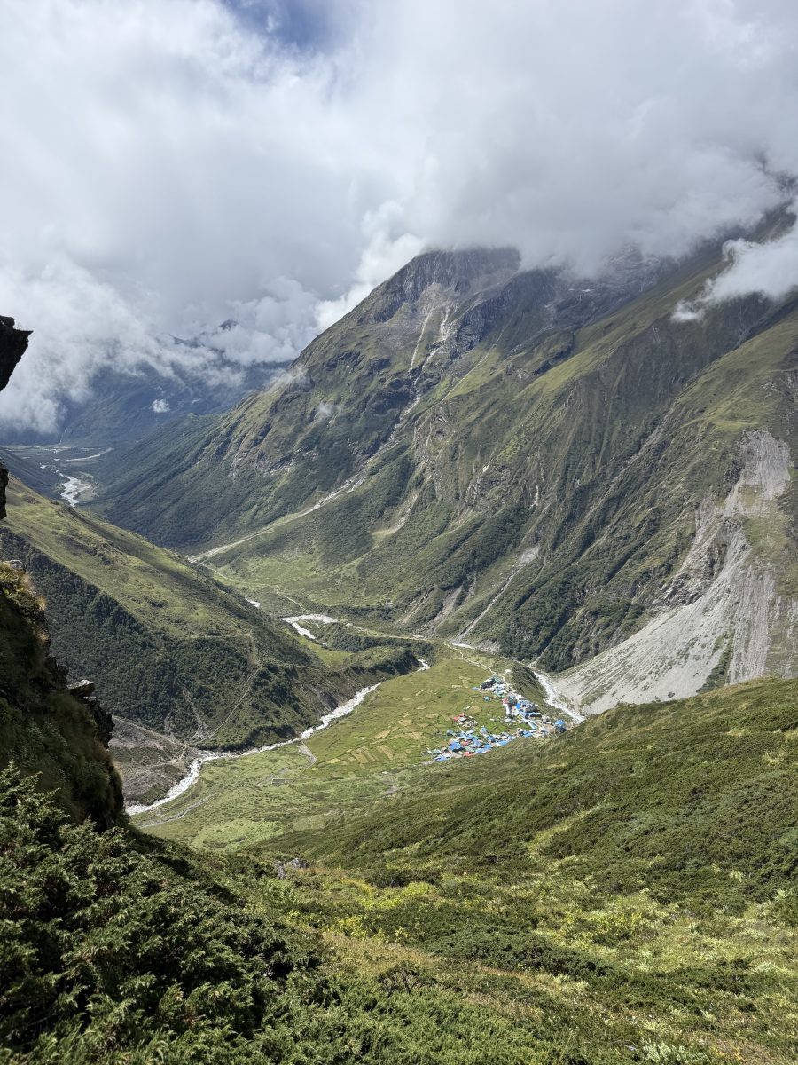 manaslu team moves in to basecamp!