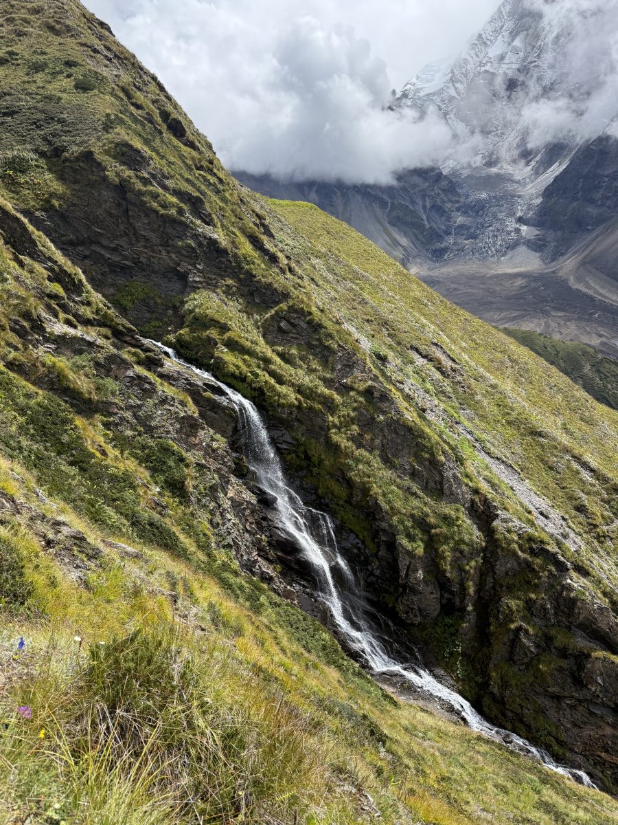 manaslu team moves in to basecamp!