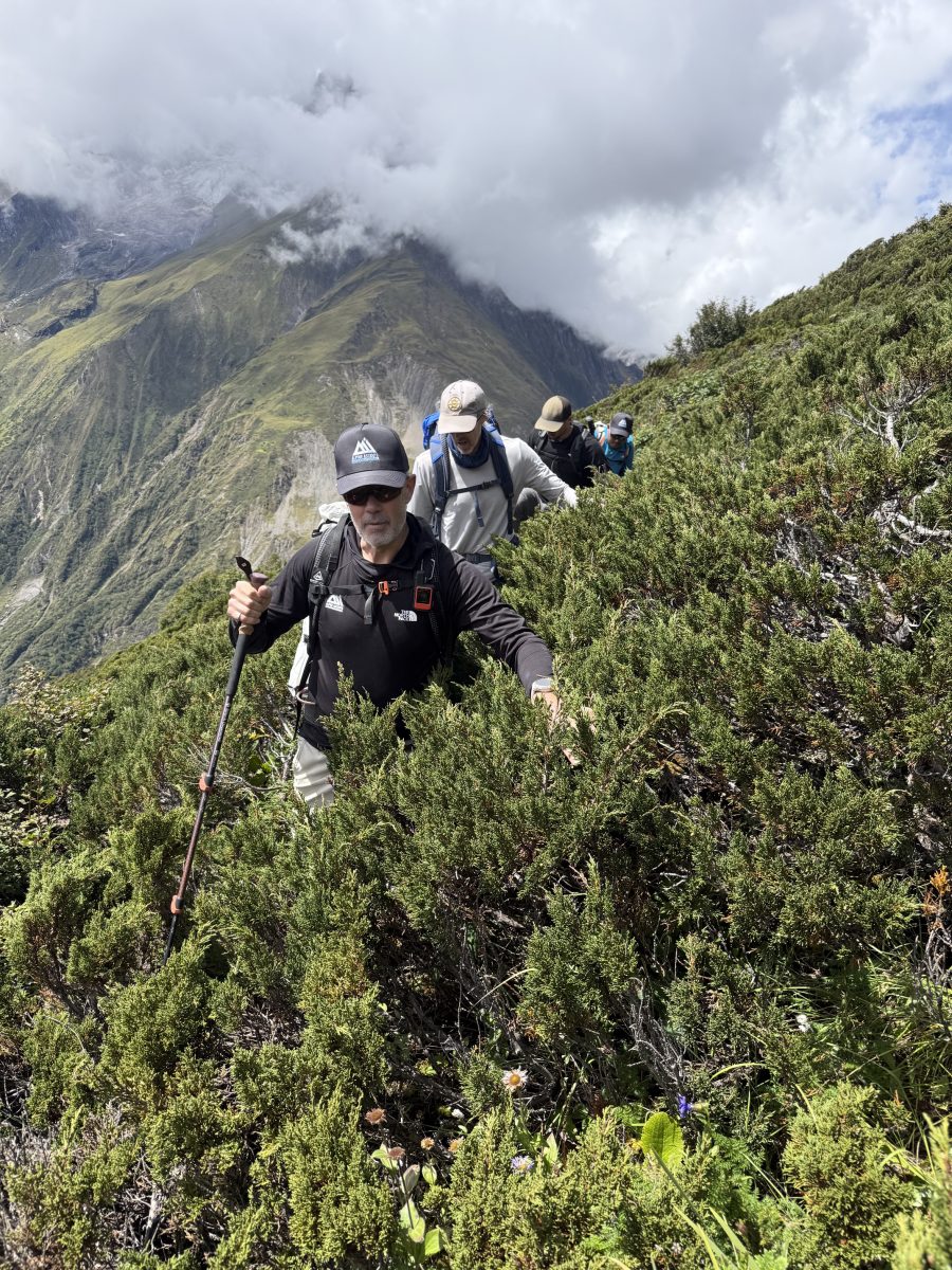 manaslu team moves in to basecamp!
