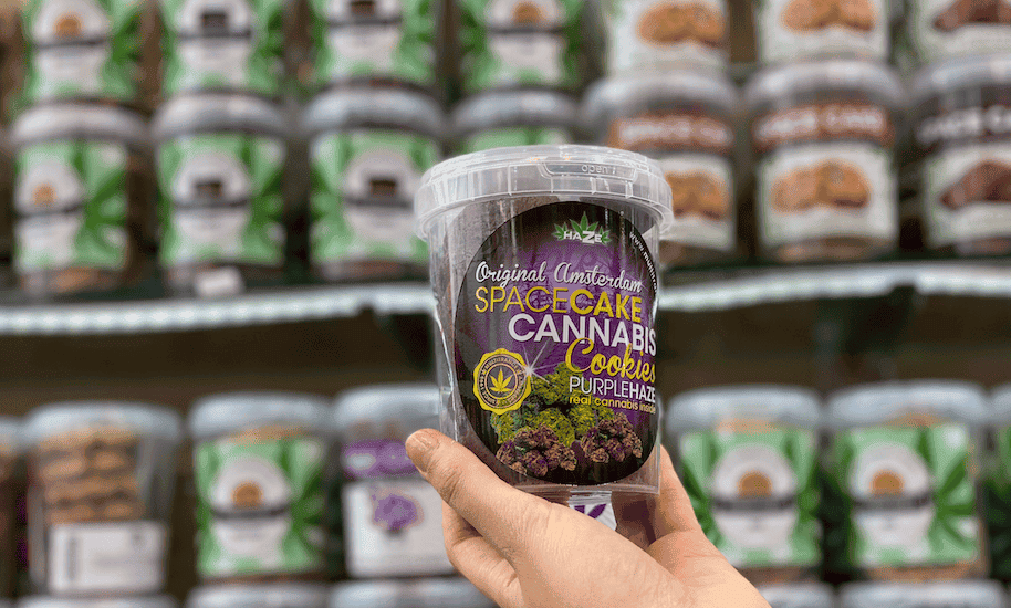 Originale Amsterdam Cannabis Spacecake Cookie Dose