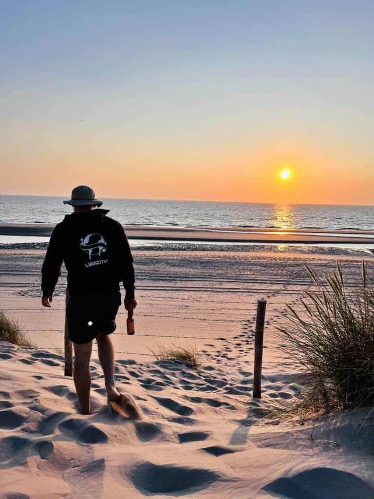Sonnenuntergang Strand Zandvoort