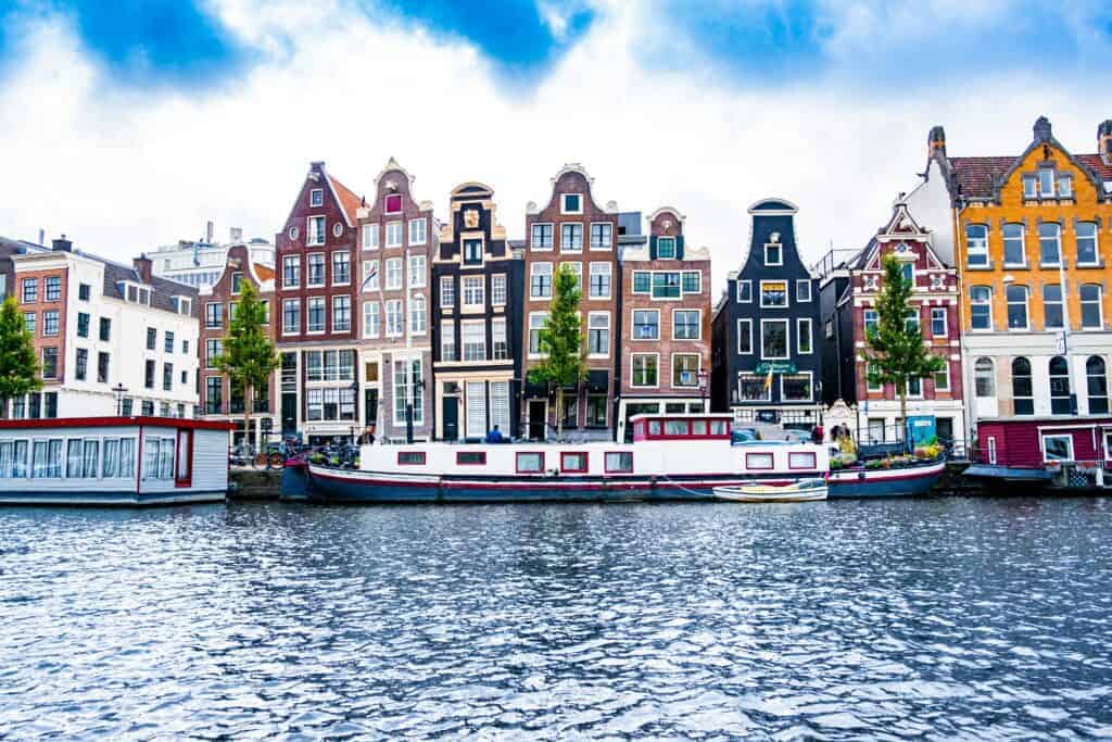 Schiefe Häuser Amsterdam