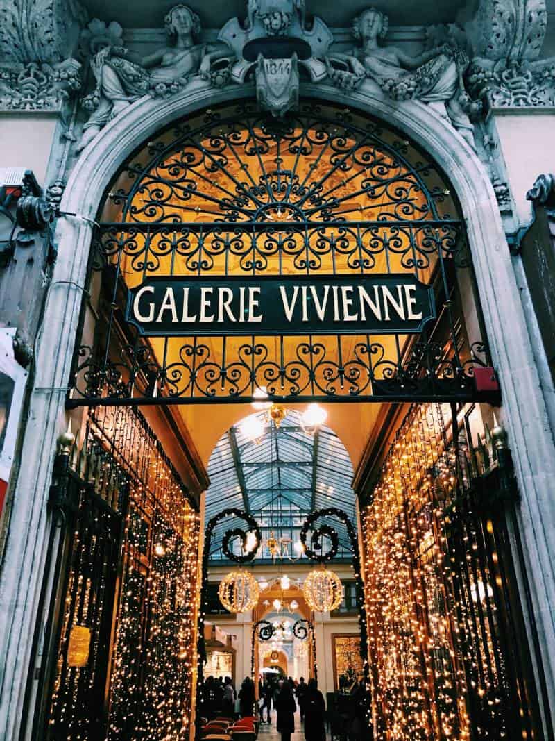 Galerie Vivienne covered passage Paris