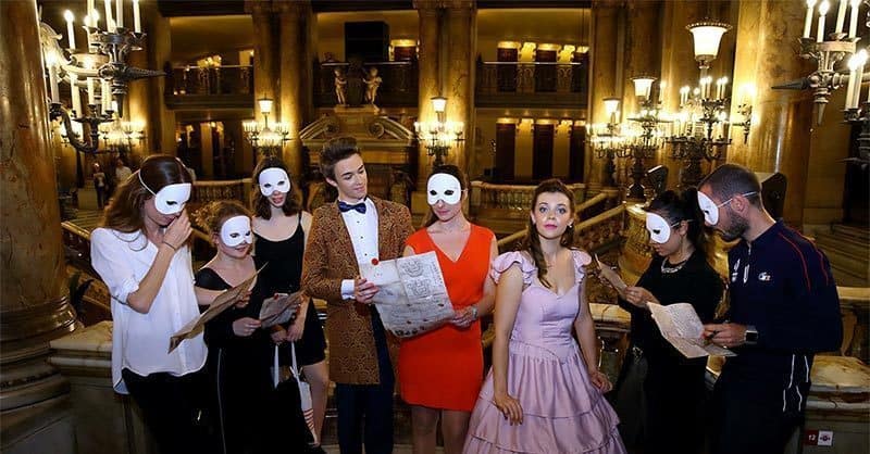 Romantic activities to do in Paris: "inside opera" lifes size excape game at Palais Garnier-escape-room in Paris