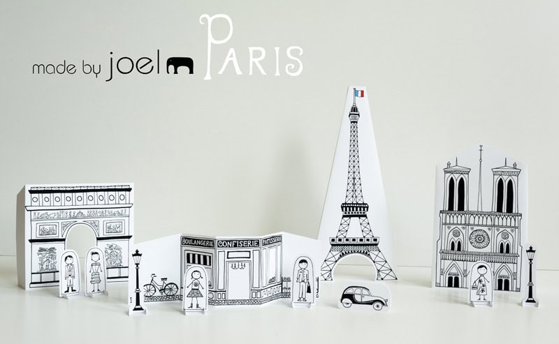 FREE printable paper Paris city