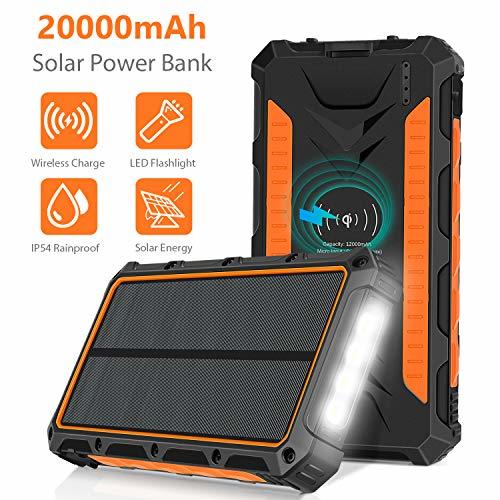 Portable Solar Power Bank Battery