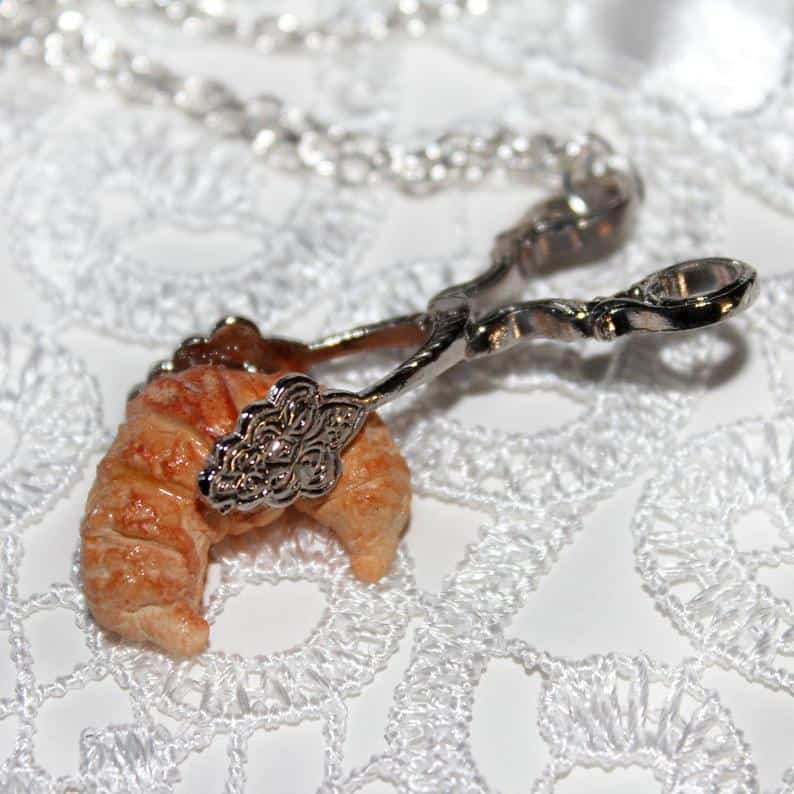 croissant necklace